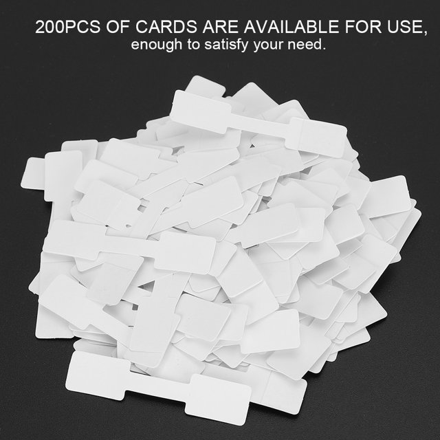 Tarjetas 200 Uds etiquetas de precios de papel en blanco ANGGREK