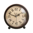 thumbnail image 1 of yuksok Silent Non Ticking Desk Bedside Table Vintage Retro Analog Alarm Clock, 1 of 9