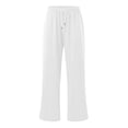 thumbnail image 6 of StSilkitty Loose Sweatpants for Boys Girls Solid Color High Waist Elastic Drawstring Wide Leg Jogger Trousers with Pockets, 6 of 9