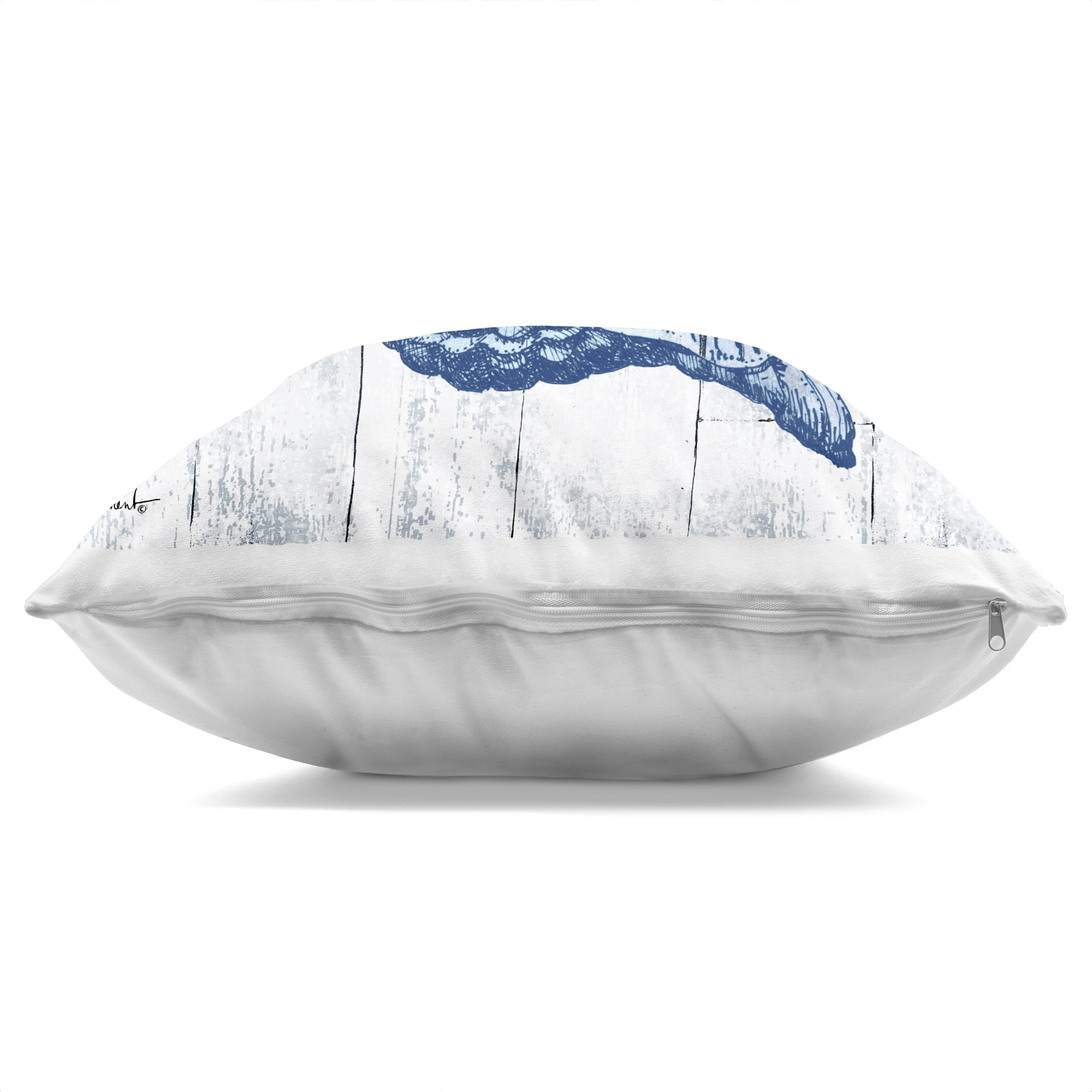 Stupell Industries Coastal Timberland Conch Decorative Printed Throw Pillow, design by Paul Brent, 18 x 7 x 18