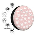 thumbnail image 4 of Naloa Rabbit And Cloud PVC Leather Spare Tire Wheel Cover for Car Truck SUV Camper Trailer Universal Fit many size14 inch, 4 of 6