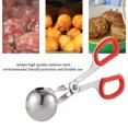 thumbnail image 4 of 2 paquetes de albóndigas antiadherentes, máquina para hacer albóndigas de acero inoxidable con asas antideslizantes desmontables, 4 of 5