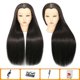 thumbnail image 4 of Cabeza de maniquí con cabello de 71 cm (28 pulgadas), resistente al calor y a prueba de enredos, ideal para trenzar y peinar, con pinza, color negro., 4 of 5