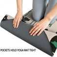 thumbnail image 3 of Butterfly Species Chart Hot Yoga Mat Towel Non Slip for Hot Yoga - Quick-Drying Yoga Mat Cover with 4 Corner Pockets with Travel Bag - Hot Yoga Towel Non Slip Grip Moisture Wicking Sweat 70"x26", 3 of 6