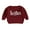 Red, variant on Wassery Baby Girls Boys Sweater Long Sleeve Crew Neck Letters Print Knitted Sweater 3M 6M 9M 12M 18M 24M Newborn Warm Knit Pullover Sweater Fall Winter Clothes for Infant Girls Boys