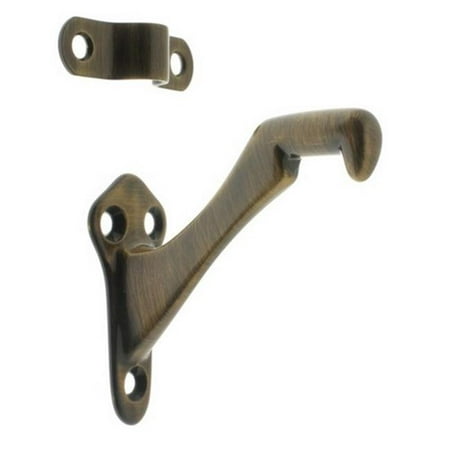 UPC 879913006382 product image for Idh by St. Simons 18014-005 Solid Brass Hand Rail Bracket, Antique Brass | upcitemdb.com