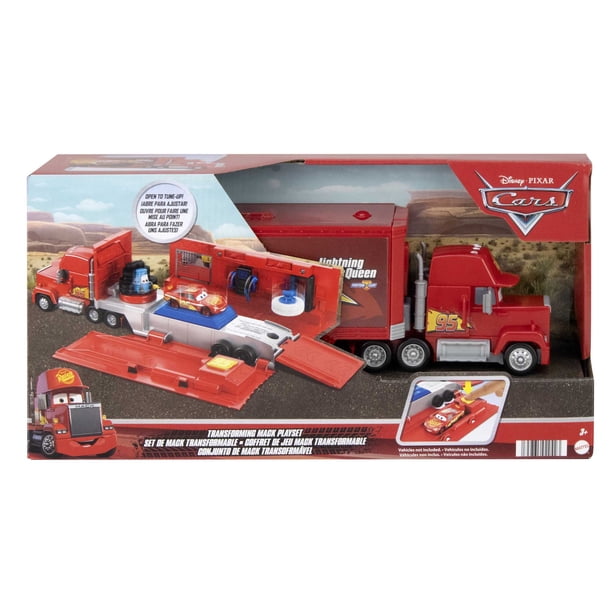 Disney Pixar Cars Transforming Mack Playset, 2-in-1 Truck & Tune