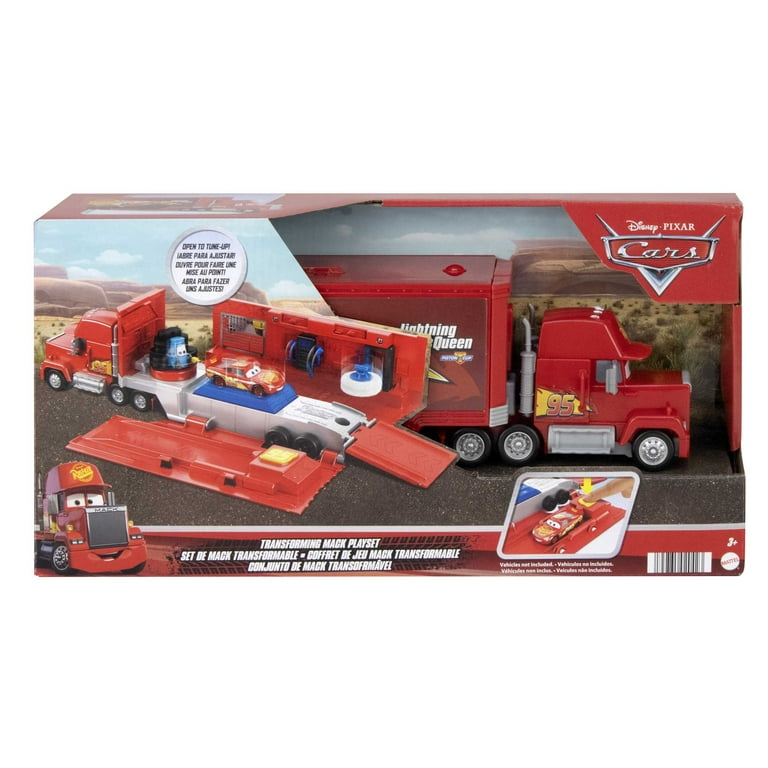 Disney Pixar Cars Transforming Mack Playset, 2-in-1 Truck & Tune