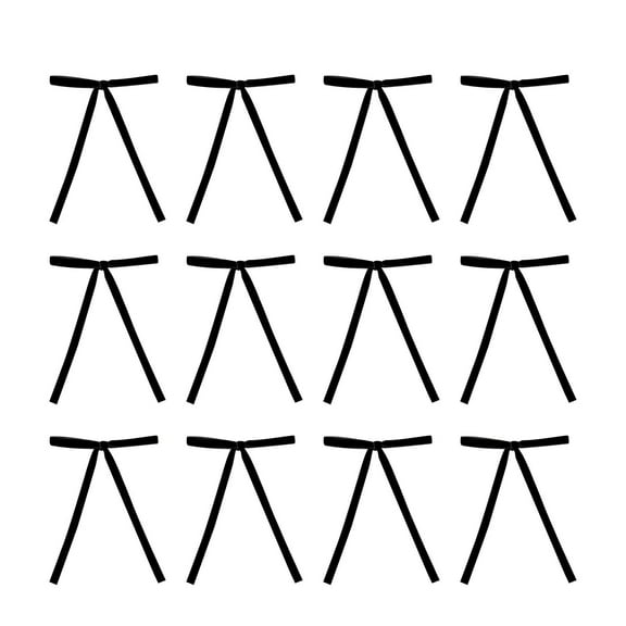 12pc Velvet Christmas Tree Bow Decoration Gift Bow Door Garland Decor Classic Ribbon Bows Home Christmas Tree Decoration