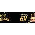 thumbnail image 4 of Golden Balloon Themed 60th Birthday Backdrop Banner Party Decoration Background Photography Props for Birthday Party Celebrations Photo Booth Decor Happy Birthday Cheering Decor, 4 of 8