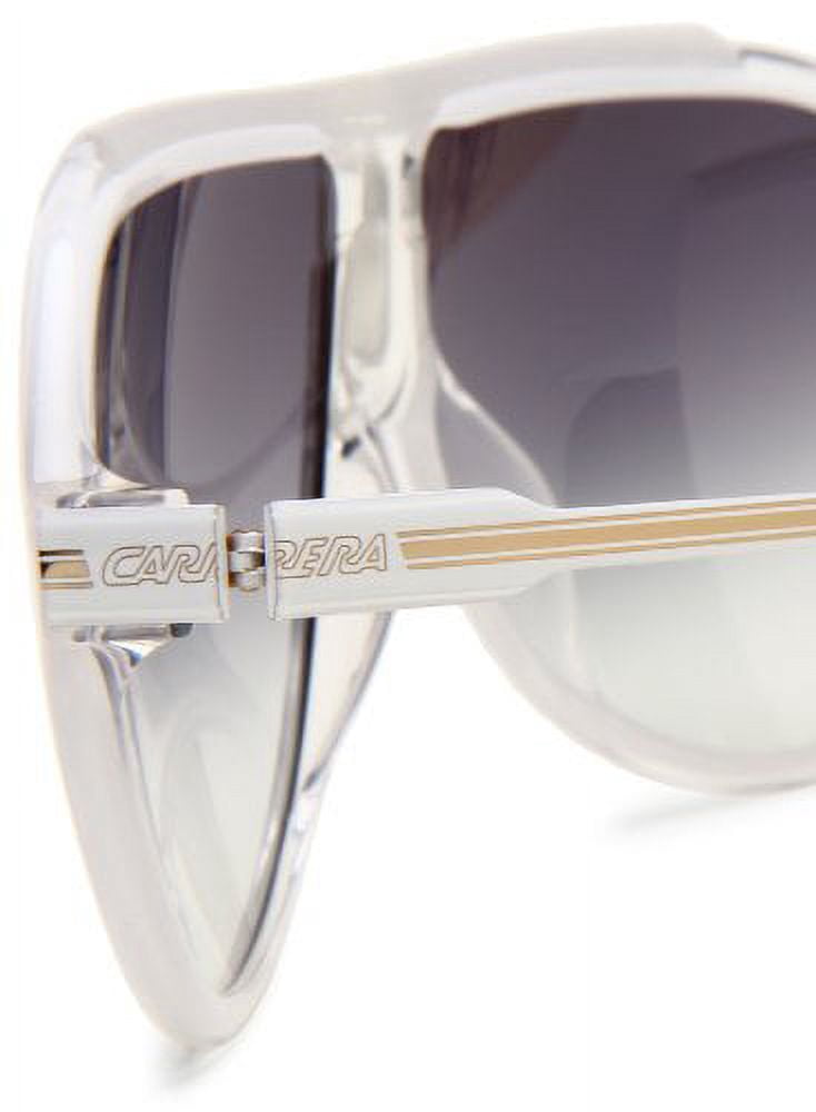 NWT Carrera Aviator Sunglasses in Transparent Crystal Grey Carrera 5010/S Modern Square Crystal Camo Gray Adjustable  main image 3