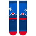 thumbnail image 2 of Male Stance Royal Blue Atlanta Braves 2023 MLB City Connect Crew Socks, 2 of 3