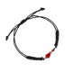 thumbnail image 3 of Pulsera ajustable de acrílico con Isabela de Disney, brazalete de cuerda de tejido epoxi hecho a mano, Mirabel, rojo y negro, regalo, 2022, 3 of 5