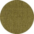thumbnail image 1 of Ahgly Company Indoor Round Solid Yellow Modern Area Rugs, 8' Round, 1 of 4
