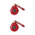 thumbnail image 3 of VONKY Clé Couverture PU Cuir Mignon Ajustement pour Copain Moto Rouge 2Set, 3 of 6
