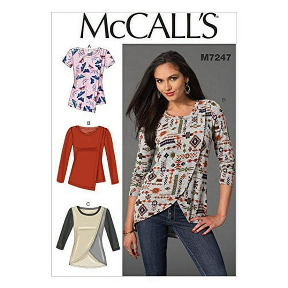 McCall's Patterns McCall's Patterns M7247 Misses' Tops, A5 (6-8-10-12-14)