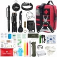 thumbnail image 1 of Red Camping Survival Kit: Lightweight, Durable Multi-Tool Set for Outdoor Adventures – Includes Self-Defense Gear & Travel Essentials for Safe, Comfortable Camping Trips, 1 of 6