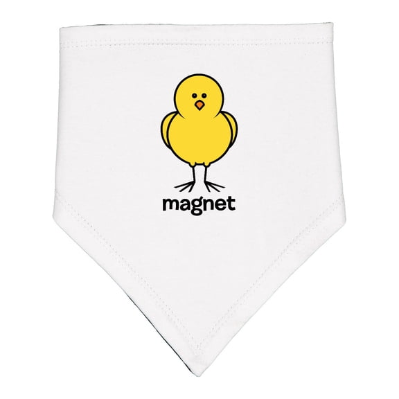 Inktastic Chick Magnet Baby Bandana Bib