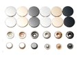 thumbnail image 2 of 10PCS 503 Metal Snap Buttons - No-Sewing Flat Fasteners for Clothing ,Easy to Install, 2 of 5