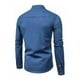 thumbnail image 3 of Camisa Slim Fit Cuello Mao Manga Larga Hombre Vestir Casual, 3 of 6