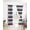 Purple, variant on Grey Stripe Blackout Curtains 45 Inches Long, Thermal Insualted Grommet Curtains & Drapes, Minimalist Farmhouse Striped Room Darking Curtains for Living Room Bedroom Windows 2 Panels 42"W x45"L