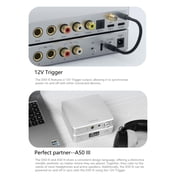 Topping D50 III Desktop HiFi DAC,also as Preamplifier,PEQ Adjustment, Includes 12V Trigger and Remote Control,Black