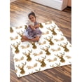 thumbnail image 2 of Yibo Deer Blanket Flannel Soft and Comfortable Anti-static Bed Sofa Blanket, 2 of 7