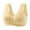 Beige, variant on Plus Size Front Closure Bra - Wireless Full Coverage with Side Support Panels, Breathable Cotton for Back Pain Relief (36-44)
