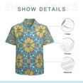 thumbnail image 7 of High Quality Hawaiian Shirts for Men Short Sleeve Aloha Beach Shirt Floral Summer Casual Button Down Shirts Blouses, 7 of 7