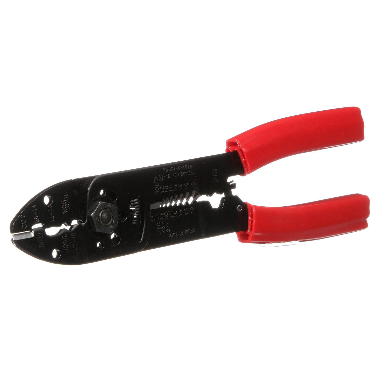 Seachoice 61211 Multi-Purpose Crimp Tool, Wire Cutter With Comfort Grips