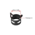 thumbnail image 3 of Uxcell 22mm Black Steel Band Spring Clamp for Fuel Line Silicone Hose 20 Pack, 3 of 5