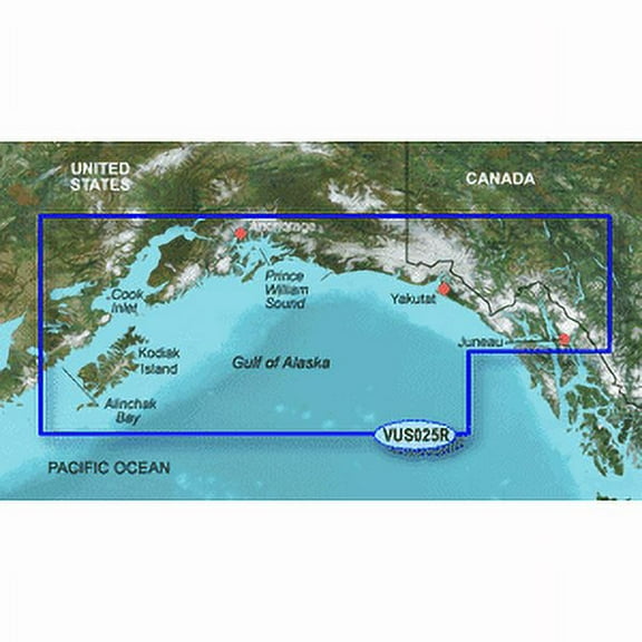 Garmin BlueChart g3 Vision HD - VUS025R - Anchorage - Juneau - microSD/SD