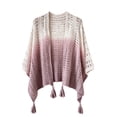 thumbnail image 6 of Shrysg Women's Lightweight Chiffon Tassel Shawl Beach Scarf Open Front Casual Cover-Up for Spring Summer Vacation, 6 of 6