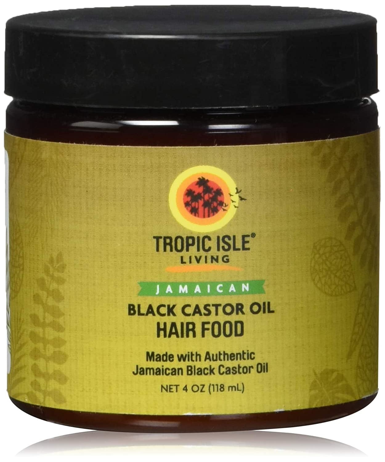 Tropic Isle Living Black Castor Oil Hair Food 4 oz