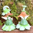 thumbnail image 2 of FLhrweasw Adorno Hada Las Flores Figuritas Resina Artesanal Regalo Cumpleaños Boda (verde), 2 of 9