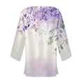 thumbnail image 4 of Axiiglly Cardigan for Women Plus Size Lightweight Cardigans Autumn Casual Comfy Puff Sleeve Open Front Tops Floral Print Loose Swim Beach Bathing Suit Cover Up, 4 of 5