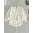 thumbnail image 7 of GXFC Baby Girls Fall Romper 6M 12M 18M 24M Infant Girls Long Sleeve Ruffled One Piece Jumpsuit Bodysuit Autumn Clothing for Newborn Girls, 7 of 7