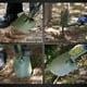 thumbnail image 4 of Pala de Camping REDCAMP Verde Militar Plegable con Mango Triple para Senderismo, 4 of 9