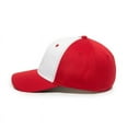 thumbnail image 5 of OC Sports MWS25 Flexible Fitting Cap - White Red Red, 5 of 8