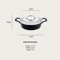 thumbnail image 2 of All-Clad Enameled Cast Iron, Braiser with Lid, 4 quart, 2 of 9