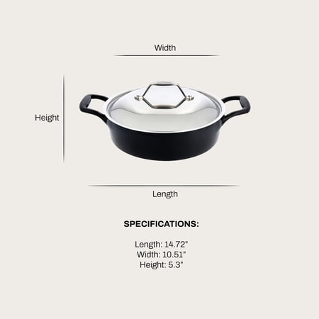 All-Clad Enameled Cast Iron Braiser, 4-Qt. Sansujyuku sansujyuku.com