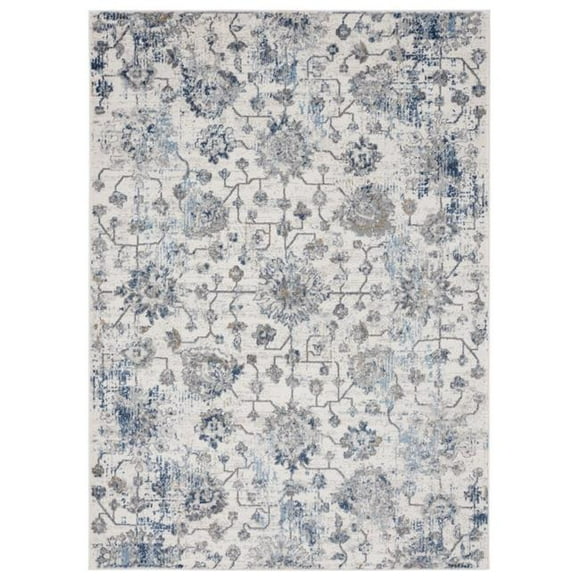 United Weavers of America 4540 20260 24 Tapis Rectangulaire Accent Bleu Héritage Austin, 1 Pi. 11 Po. x 3 Pi.