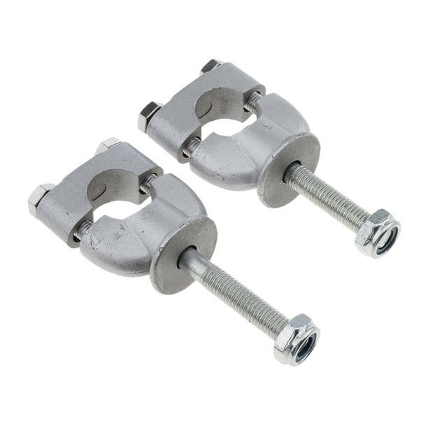 2x Abrazadera de Elevador Manillar De 22 Mm Para Motocicleta Atv Dirt Bike Sunnimix Elevador del manubrio de la motocicleta