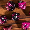 thumbnail image 3 of Cusdie 7-Die DND Dice Set - Premium Aluminum Metal Dice Polyhedral D&D Dice Set for Dungeons and Dragons TTRPG Role Playing Games, 3 of 5