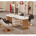thumbnail image 3 of Hair salon mirror with light, beauty and makeup, hair cutting mirror My Lux Decor Round, 3 of 15