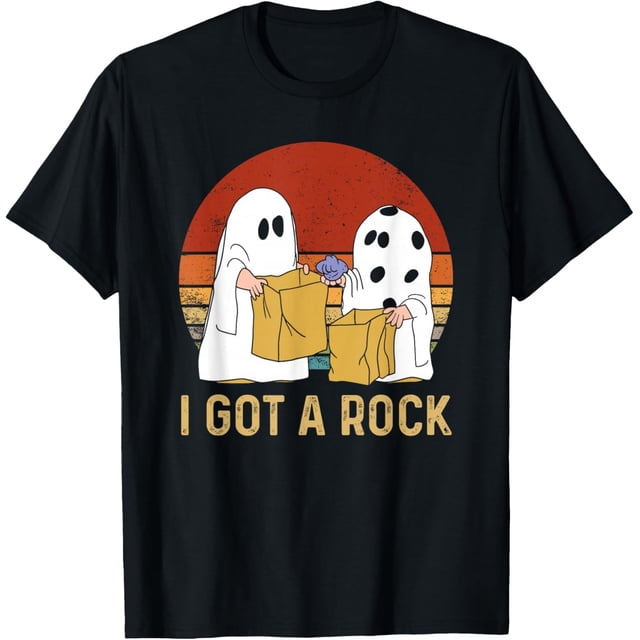 I Got A Rock Camisa Halloween Trick Or Treat Ghost Camiseta