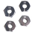 thumbnail image 4 of Esquirla 12mm Aluminum Wheel Hub Adaptor - 4 Pieces - RC Model Car Replacement Gray, 4 of 8