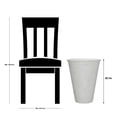 thumbnail image 4 of Tall White Recycled Resin Planter 16.1'' Diameter x 20.1'' Height Indoor & Outdoor Use, 4 of 6