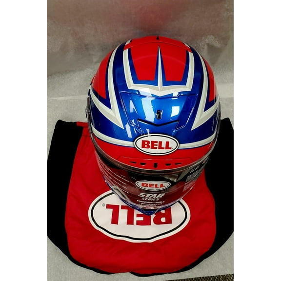 Bell Helmets Race Star DLX Bell Star MIPS Torsion Red/Blue Motorcycle Helmet M