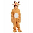 thumbnail image 2 of YunPes Kids Girls Christmas Dress Outfits Boys Deer Jumpsuit Suit Gloves Hat Christmas Reindeer Bodysuit Cute Animal Outfits, 2 of 4